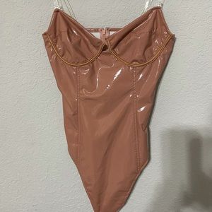 Leather Leotard